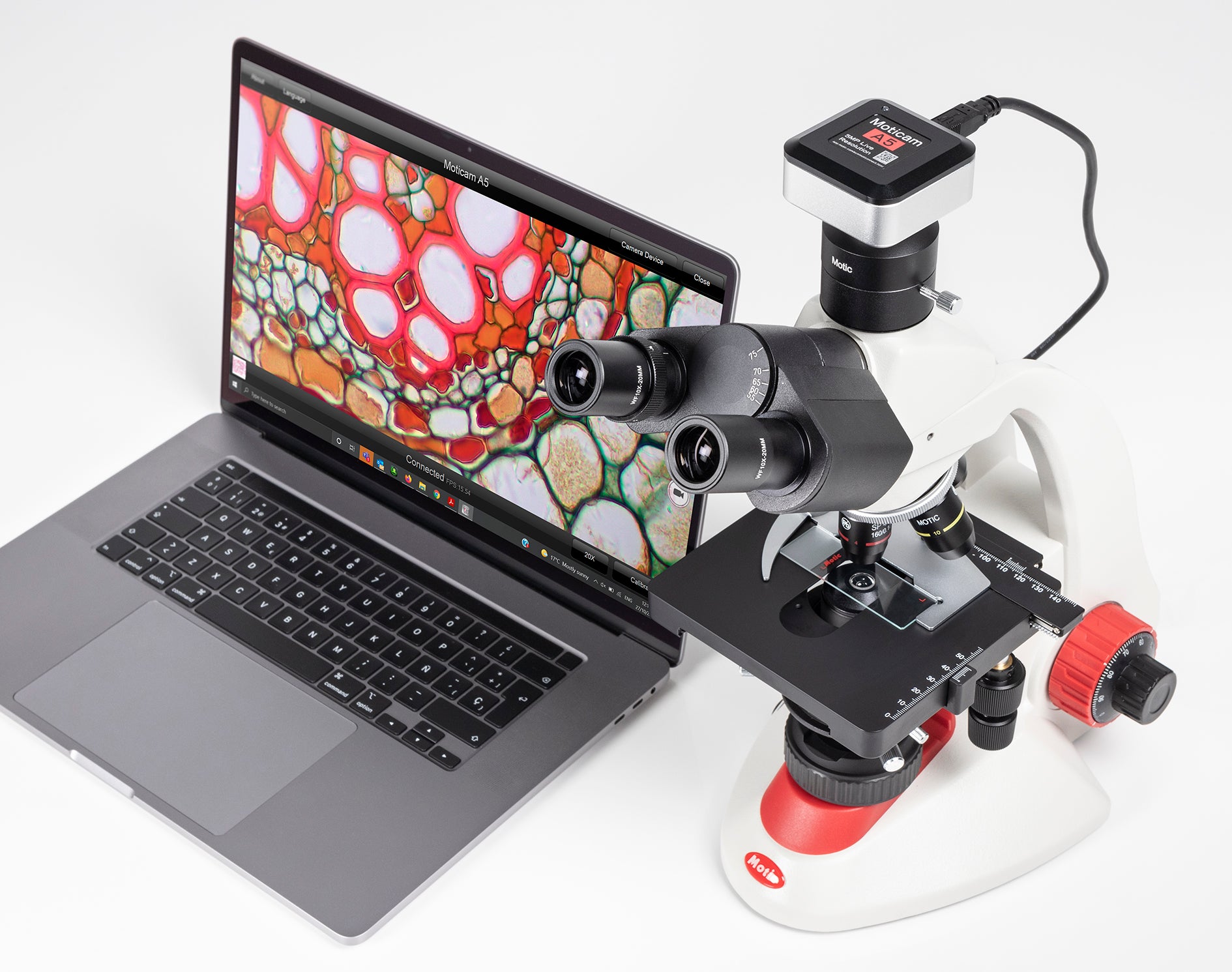 M.I② Moticam A5 | USB Microscope Camera | 5MP Imaging for Lab