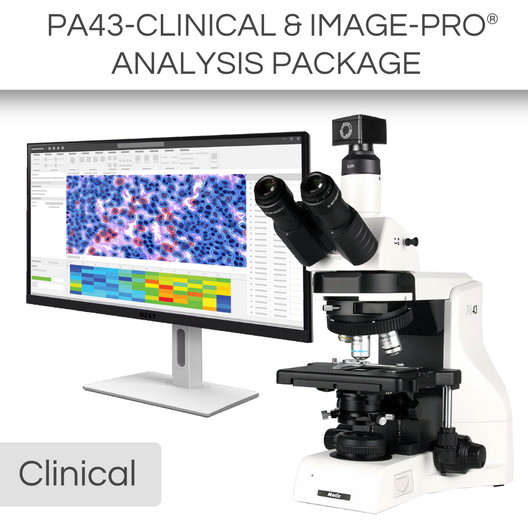 PA43-Clinical & Image-Pro® Analysis Package – Motic Microscopes