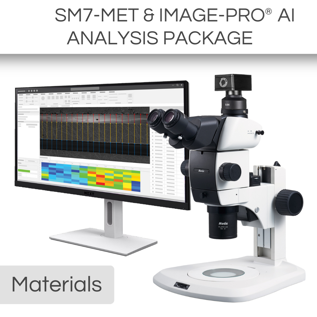 SM7-MET & Image-Pro® Analysis Package – Motic Microscopes