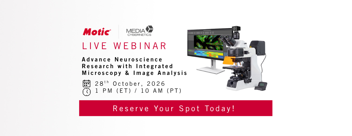 Join us for a Live Webinar [Oct 28, 2026]: Advance Neuroscience Research with Integrated Microscopy & Image Analysis