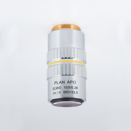 PA53MET/PSM1000 Objective - Plan Apochromat objective ELWD PLAN APO 10X/0.280 (WD=33.5mm) - (1101001700032)