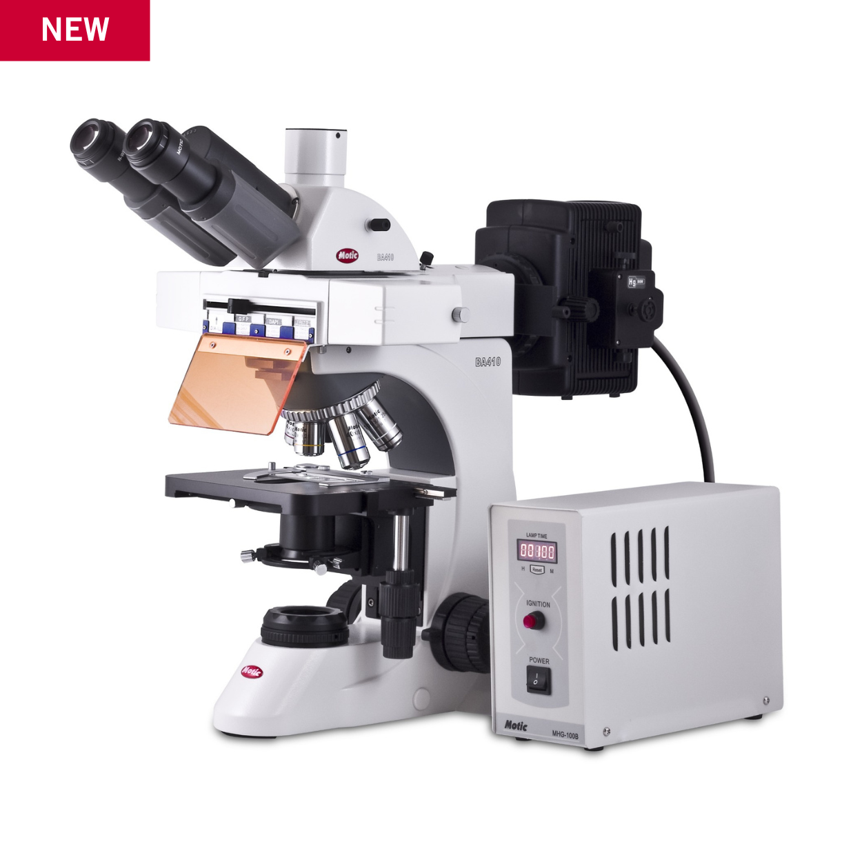 BA410E with FITC and TRITC Filter Fluorescence Bundle | Motic ...