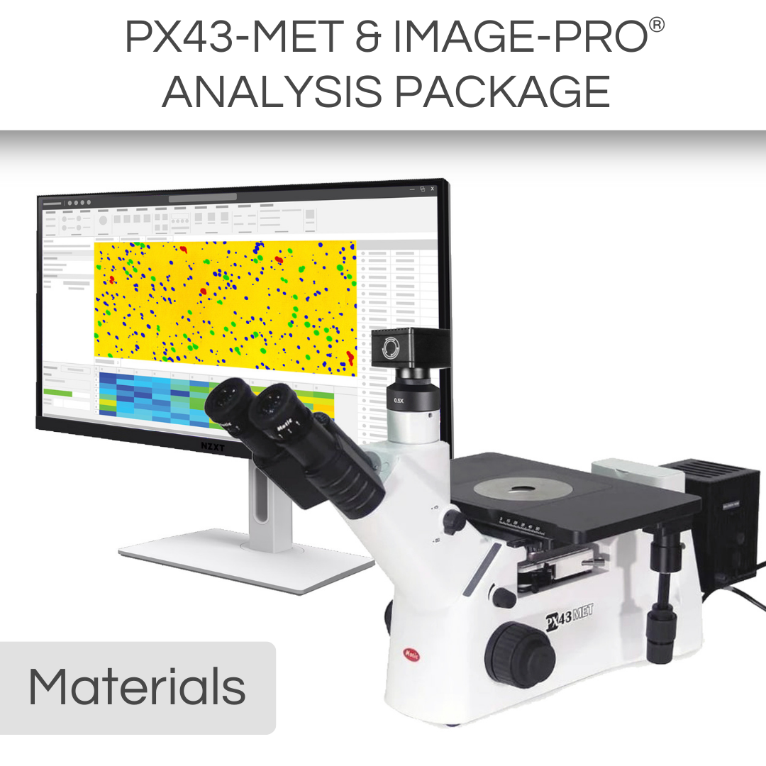 P400 Material Microscope Motic Microscopes and Media Cybernetics Material Science Packages