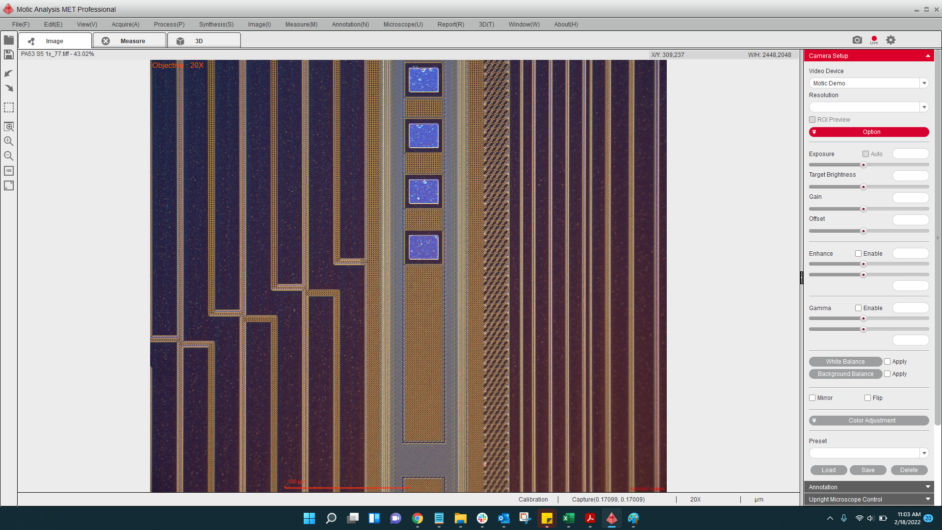 Motic Analysis Software – Motic Microscopes