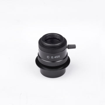 [K Series] 0.45X C-Mount camera adapter [focusable] for 1/3” chip sensors - (1101002300281)