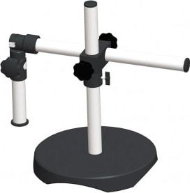 SMZ-161 Stand - Universal Stand Round Base 25mm pole - (1101010100042) - Motic Microscopes