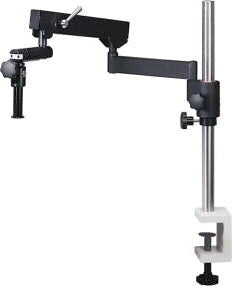 SMZ-168/171 Stand - Articulating Boom (Table Clamp) stand, 32mm pole (600mm length) - (1101010100301) - Motic Microscopes