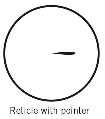 Reticle for BA eyepieces - Pointer (25mm diameter) (1101001401871) - Motic Microscopes